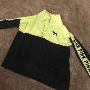 VS PINK 3 quarter zip